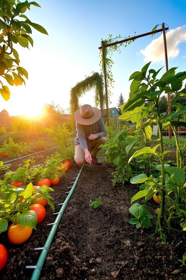 deep infrequent morning watering