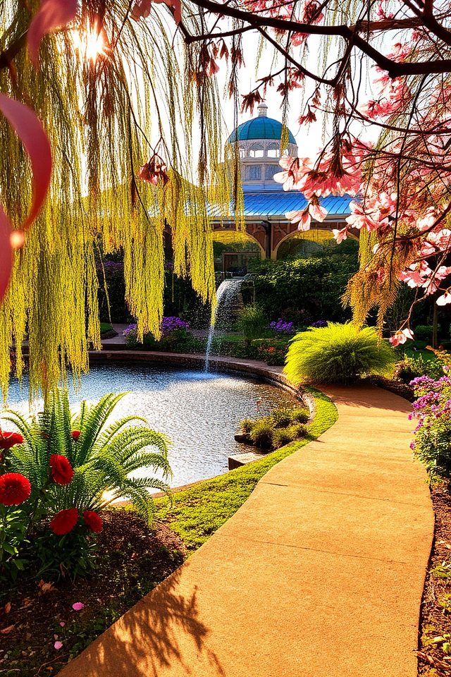 diverse flora and gardens