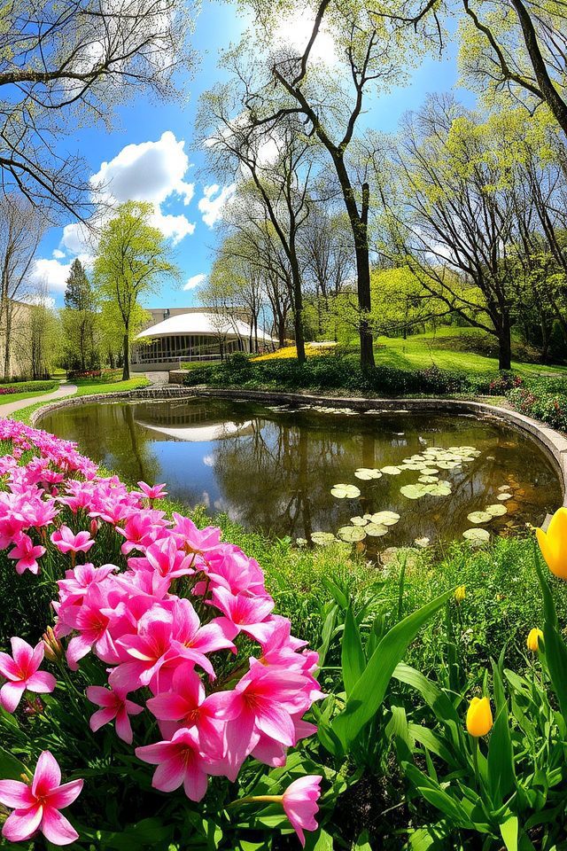 diverse gardens and exhibitions