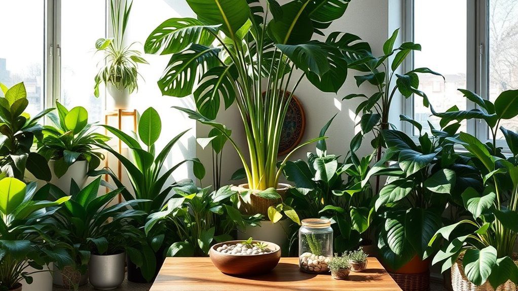 diverse plant arrangement benefits