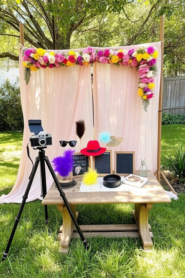 diy photo booth setup
