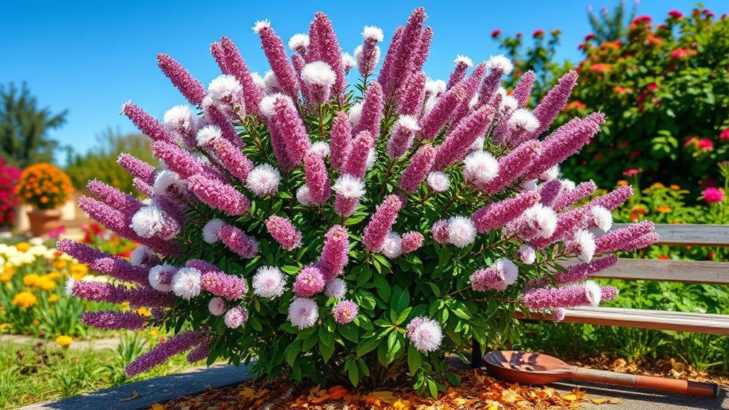 dramatic low maintenance garden shrub