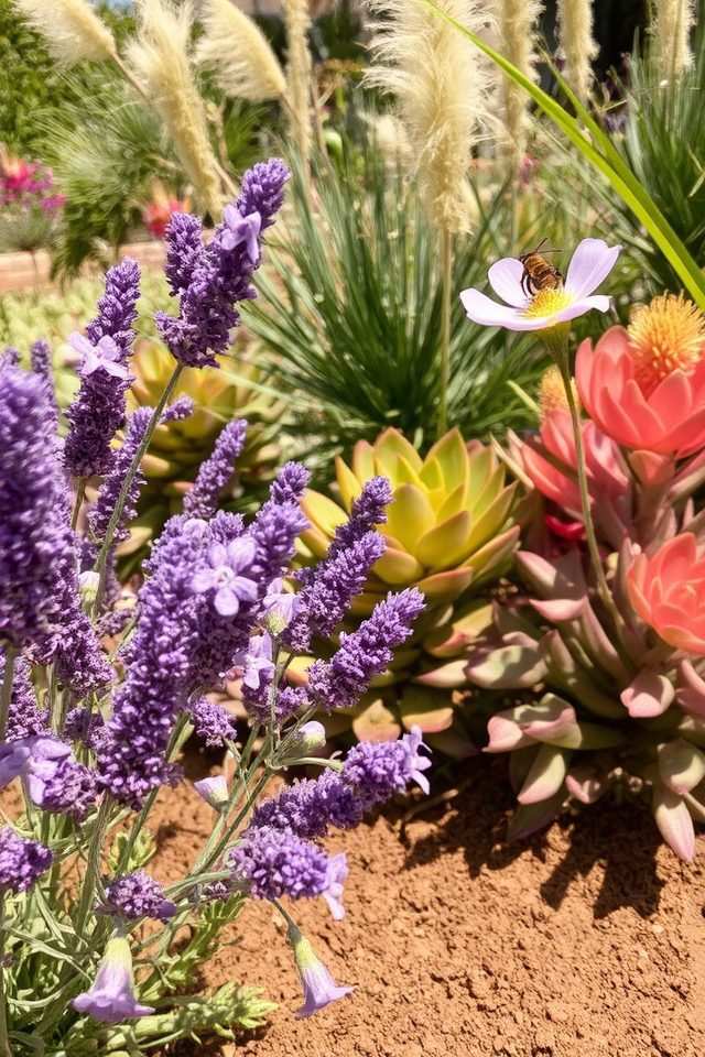 drought resistant vibrant pollinator friendly garden