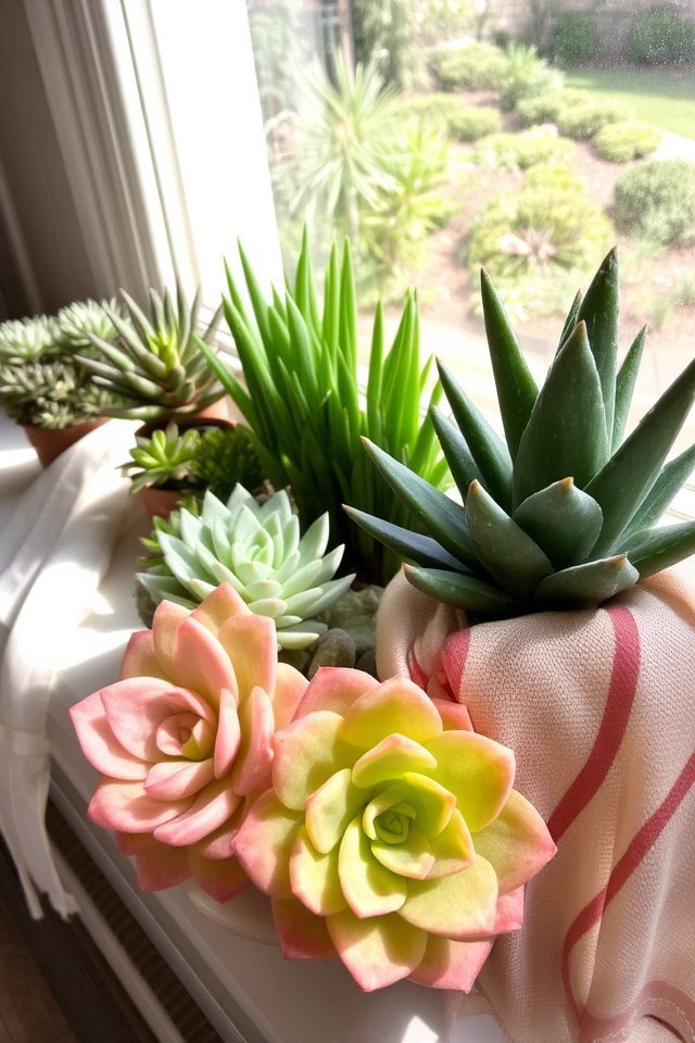 easy care succulents for windowsills