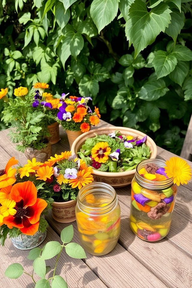 edible flowers enhance aesthetics