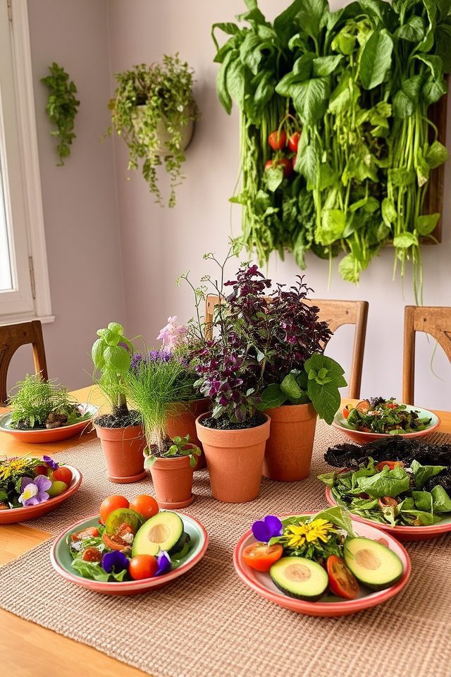 edible plants enhance decor
