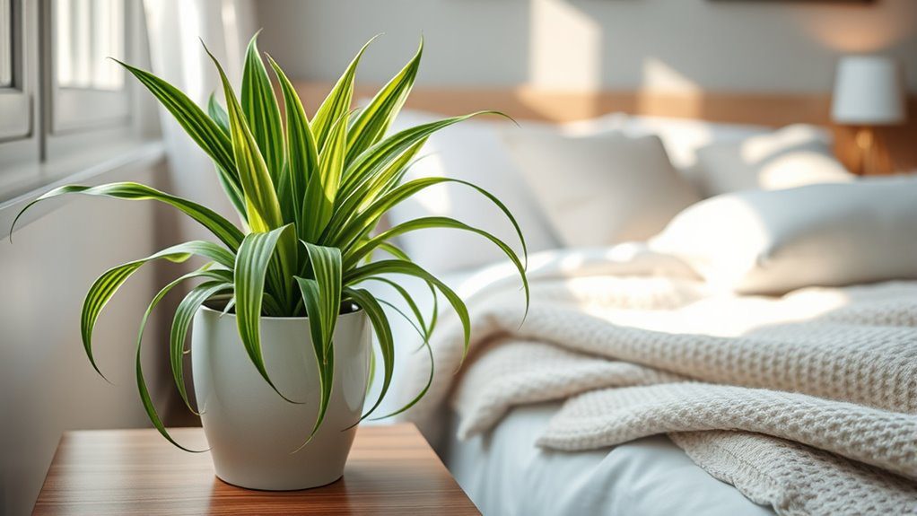 elegant air purifying plant