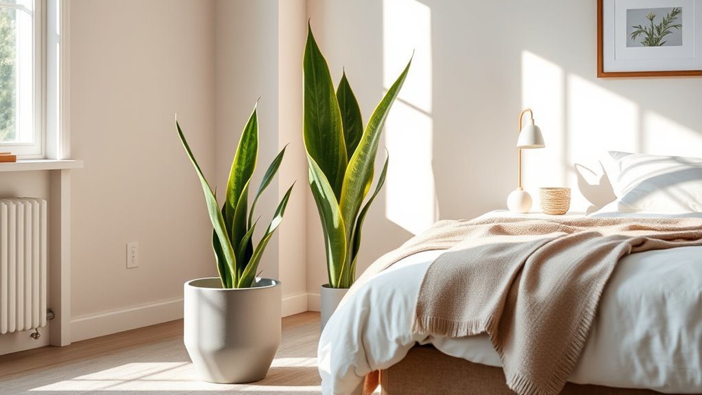 elegant air purifying plant