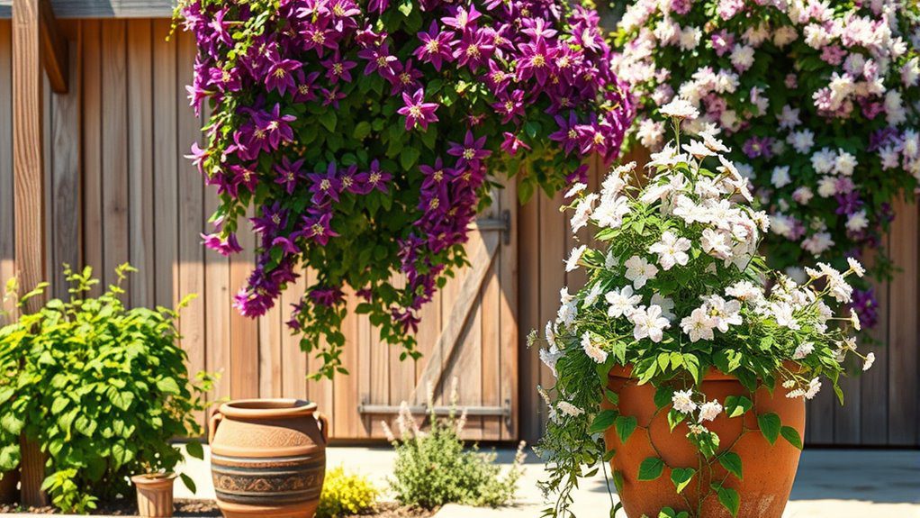 elegant climbing garden plant