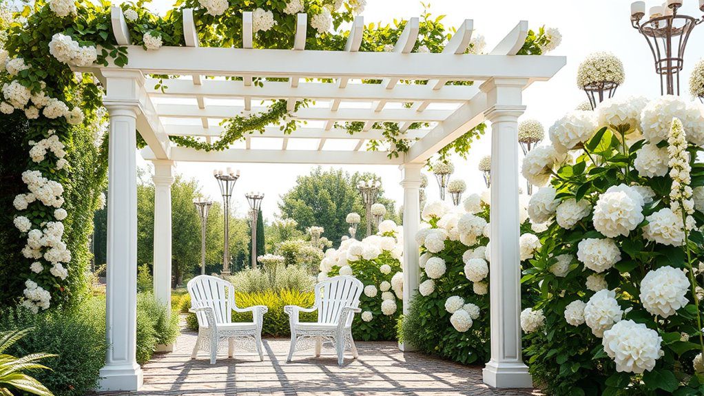 elegant garden focal point
