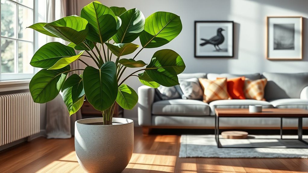 elegant indoor statement plant