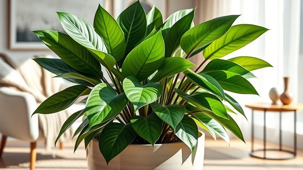elegant low maintenance indoor plant