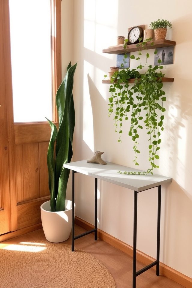 elevate entryway with foliage