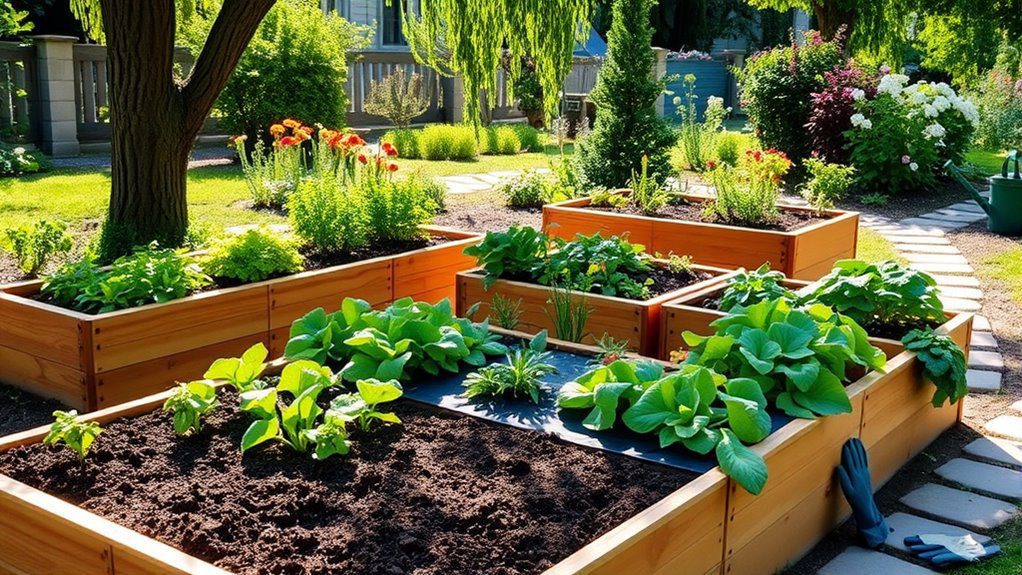 elevated beds for convenience