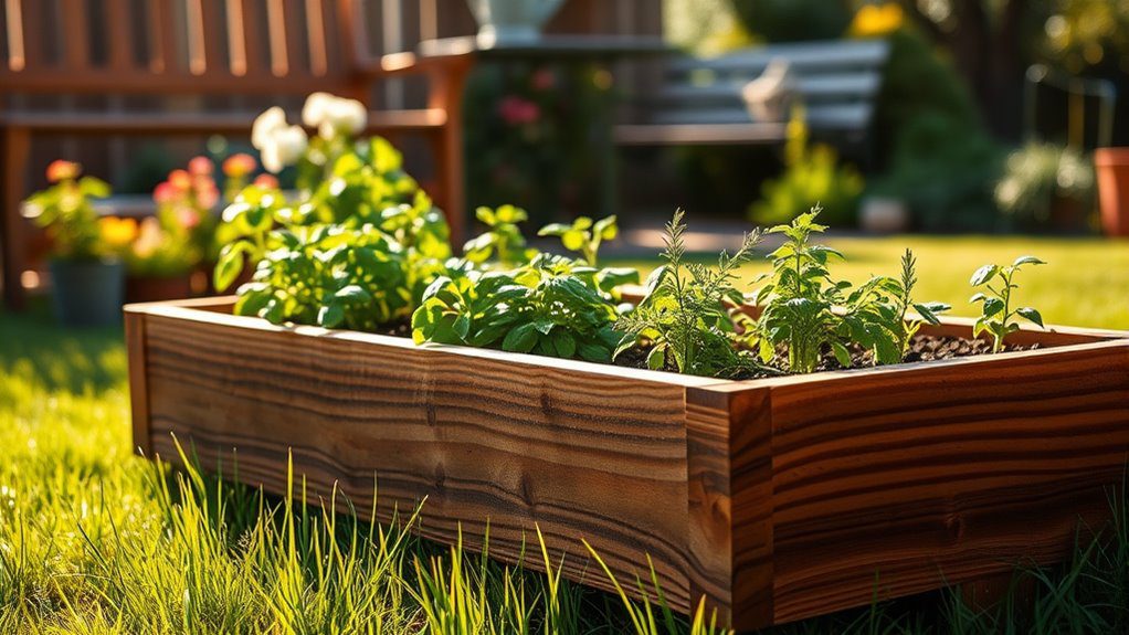elevated customizable garden beds