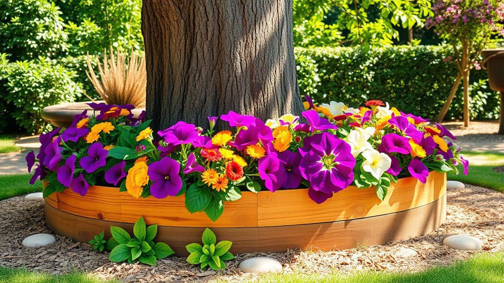 elevated flower bed design