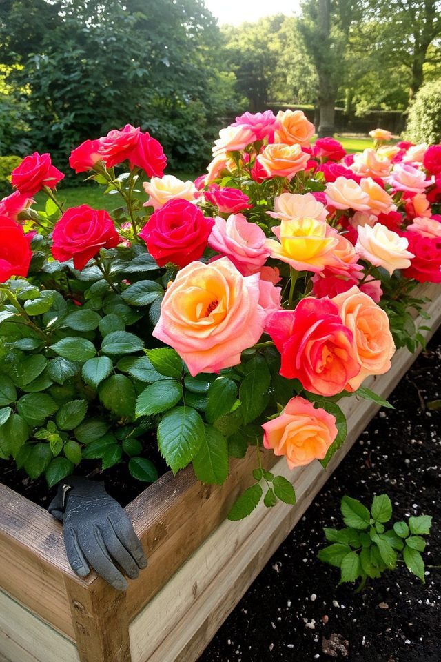elevated rose planting benefits
