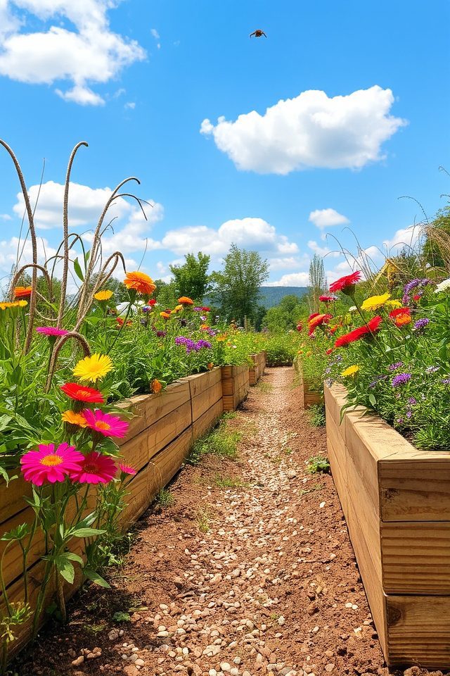elevated wildflower garden benefits