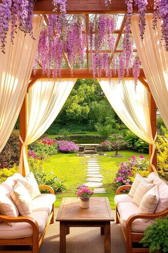 enchanting garden relaxation retreat