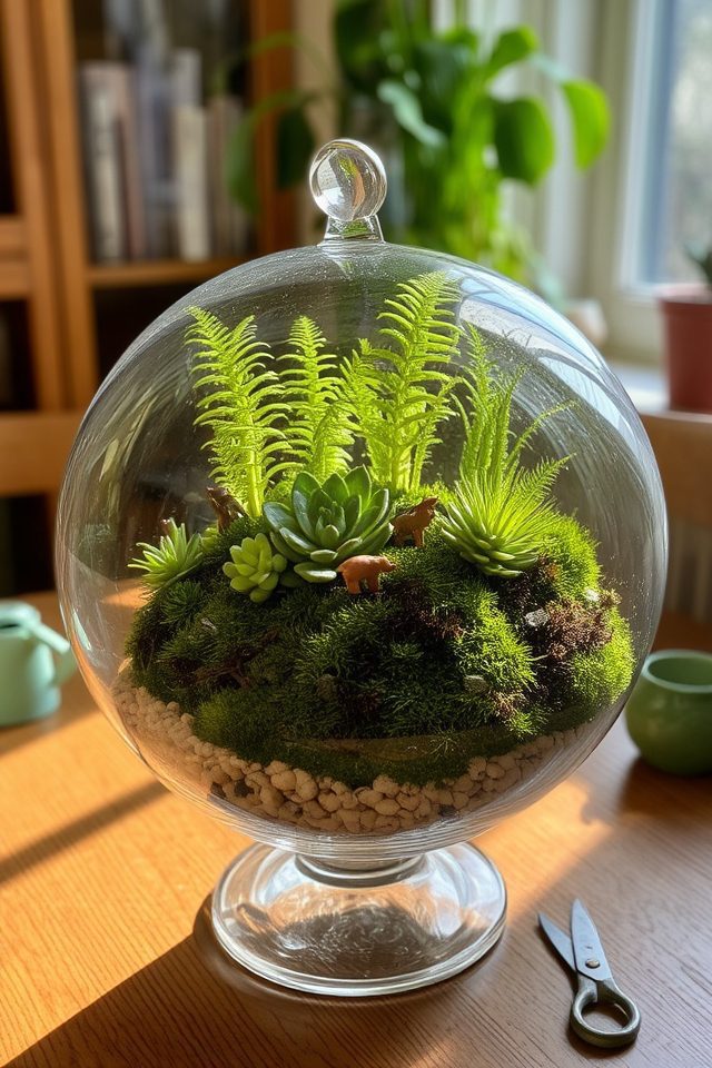 enclosed mini ecosystems indoors