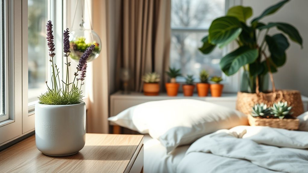 enhance bedroom tranquility naturally