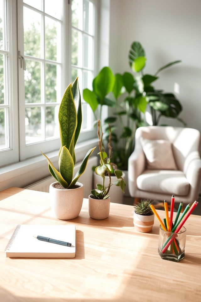 enhance office with greenery