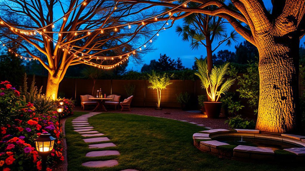 enhance outdoor space ambiance