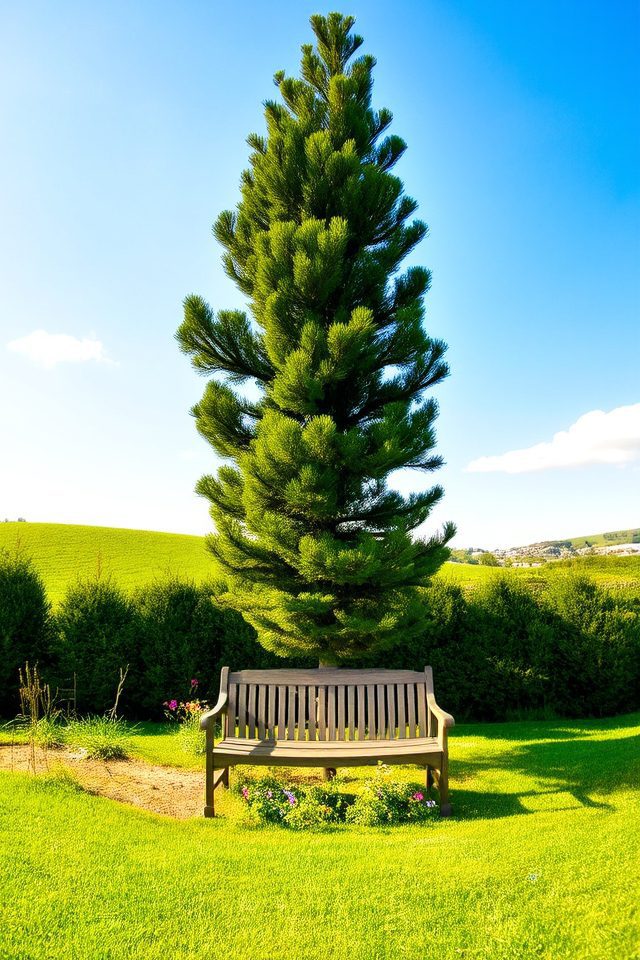 evergreen tranquility for backyards