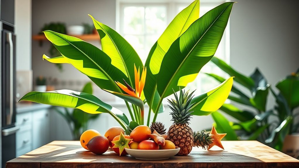 exotic indoor paradise plant