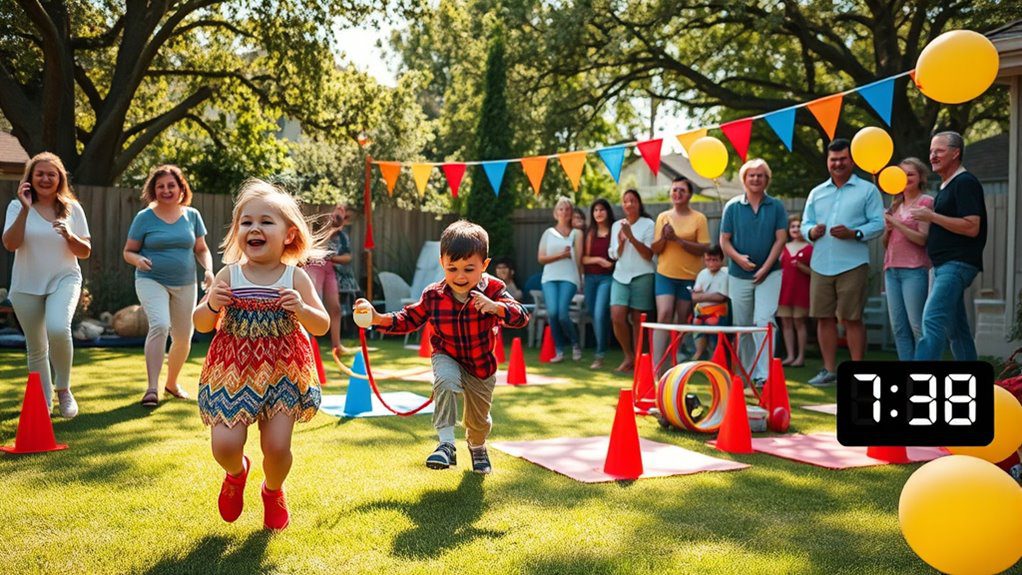 family teamwork and fun