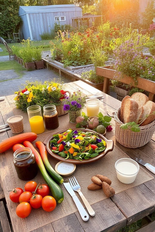farm to table community feast