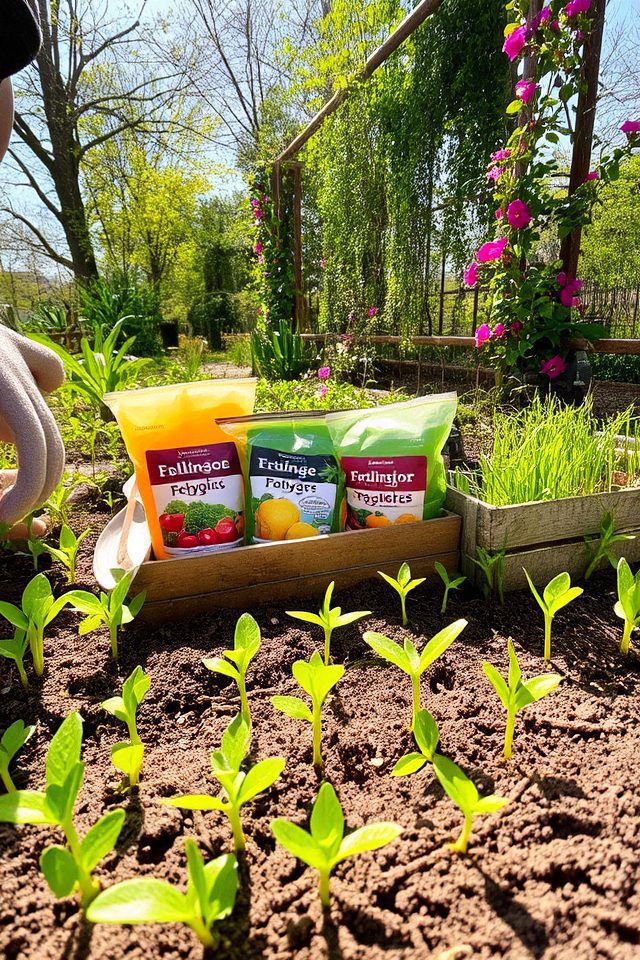 fertilize vegetables in spring