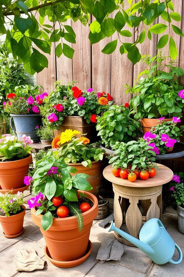 flexible movable container gardens