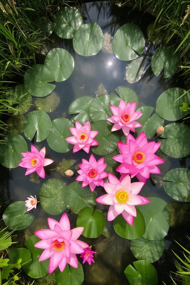 floating lotus garden oasis