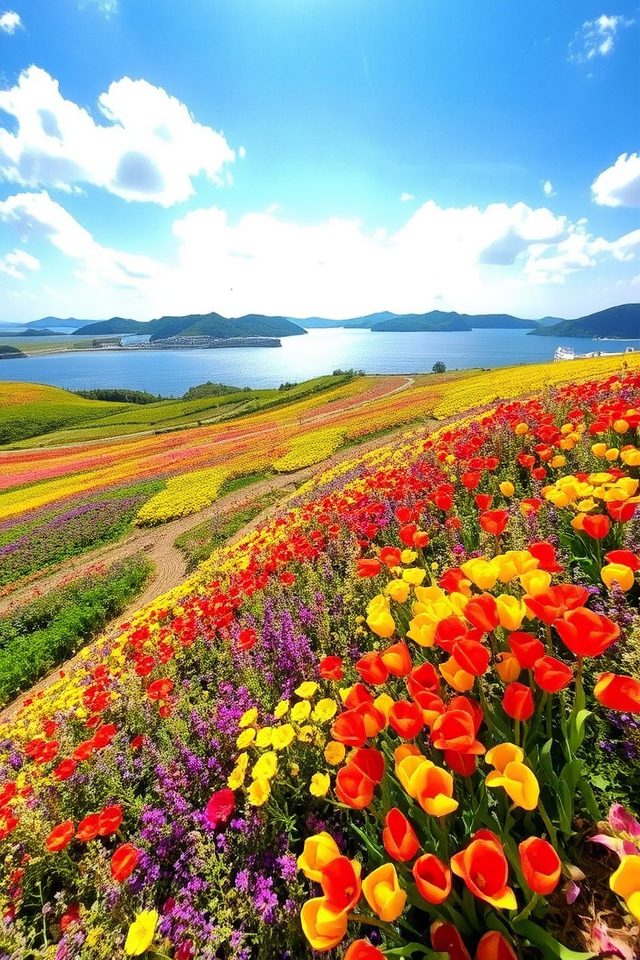 floral paradise at suncheon bay