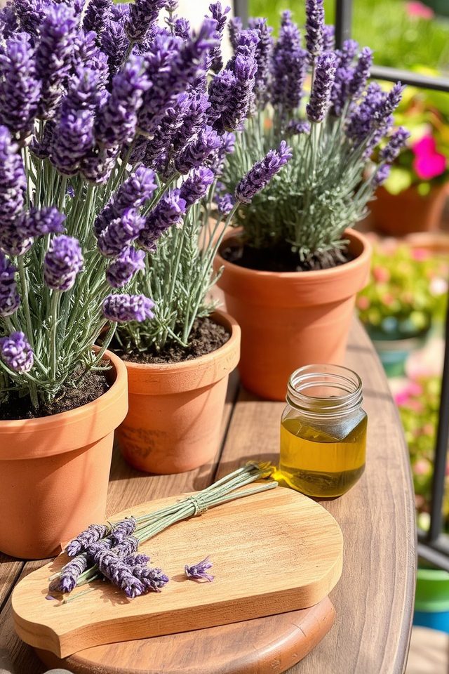 fragrant purple balcony beauty