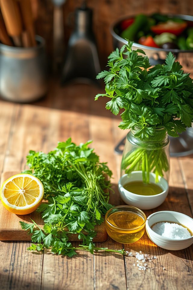 fresh herbs enhance dishes