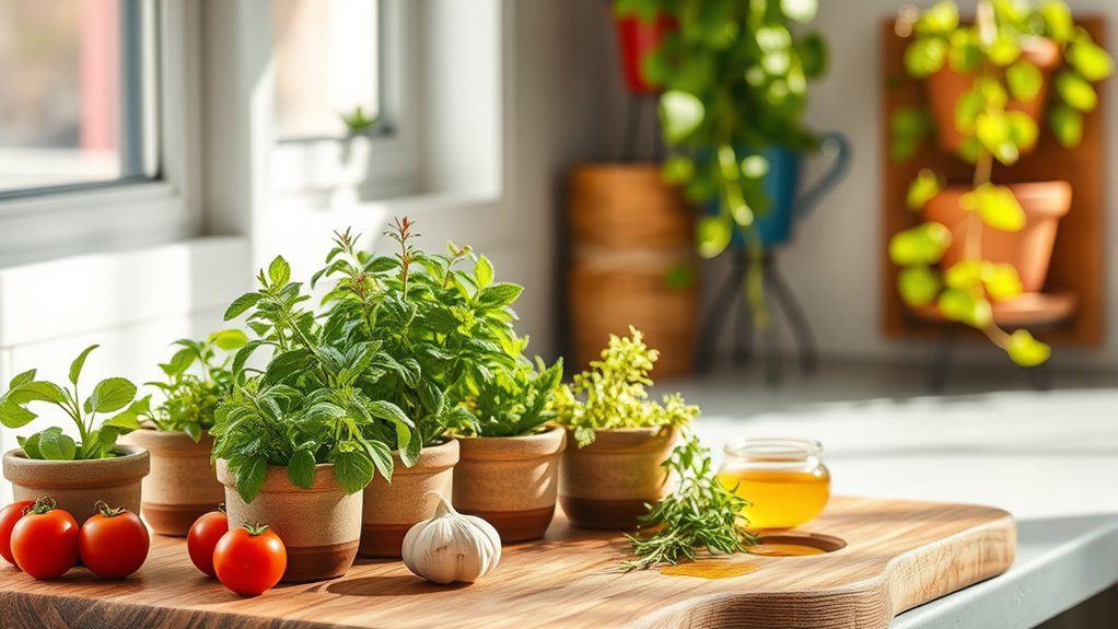 fresh herbs for cooking