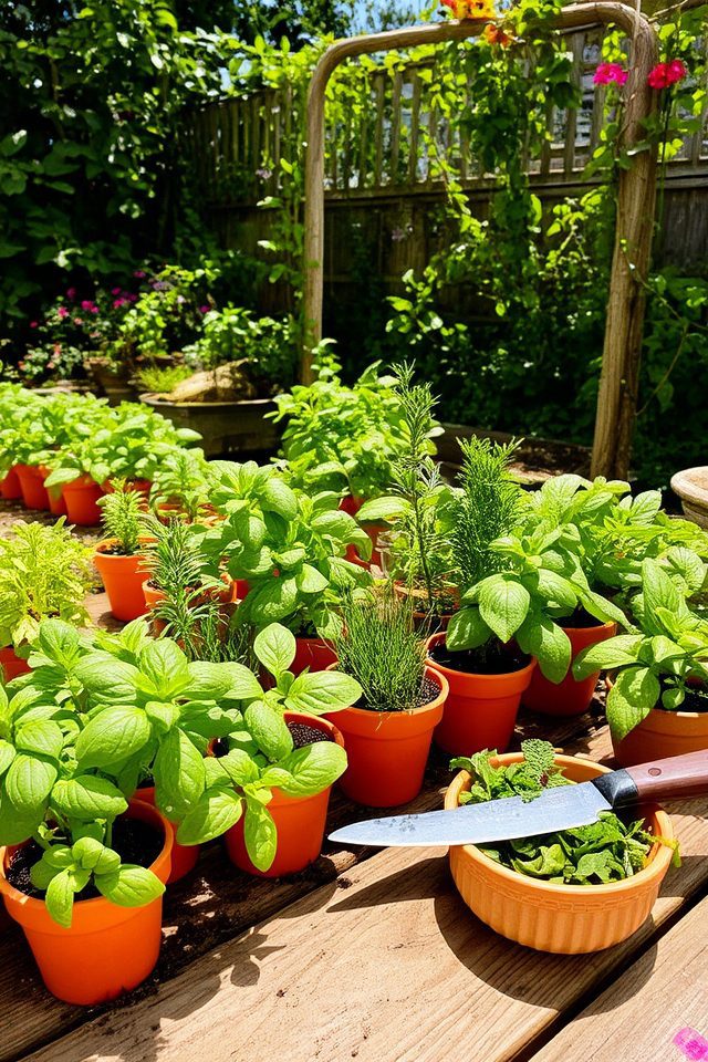 fresh herbs for cooking