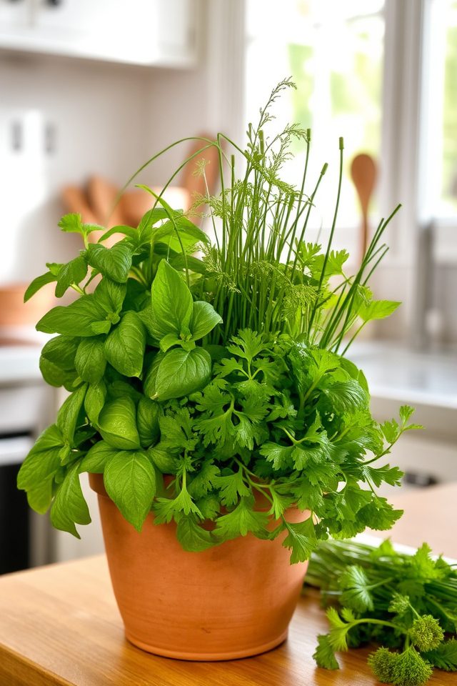 fresh herbs for cooking