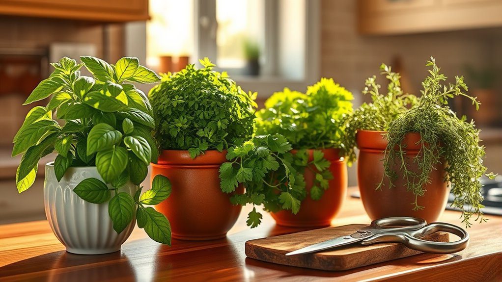 fresh herbs for cooking