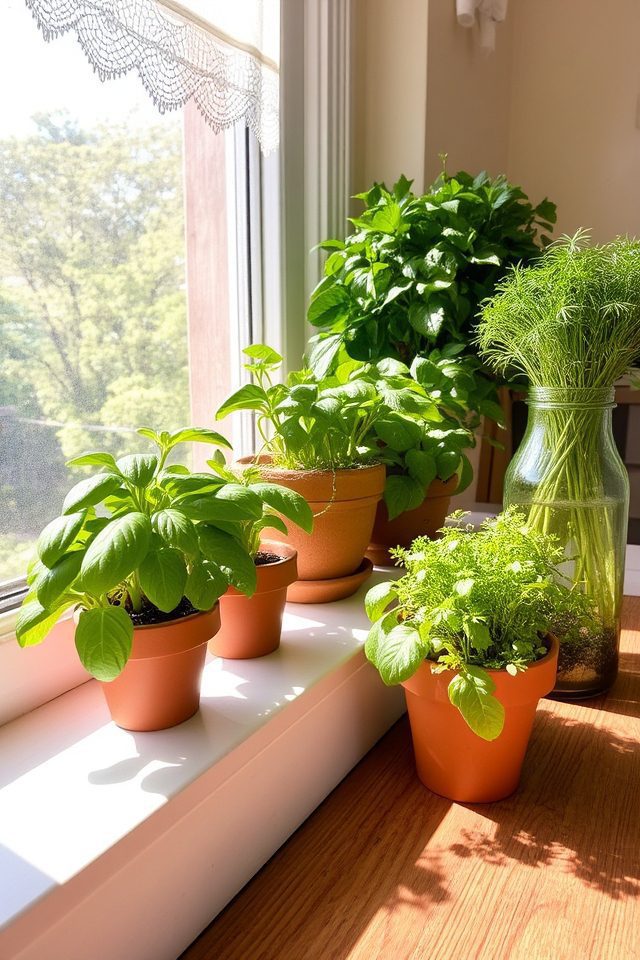 fresh herbs for cooking