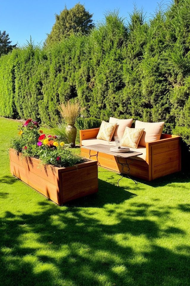 functional garden seating solution
