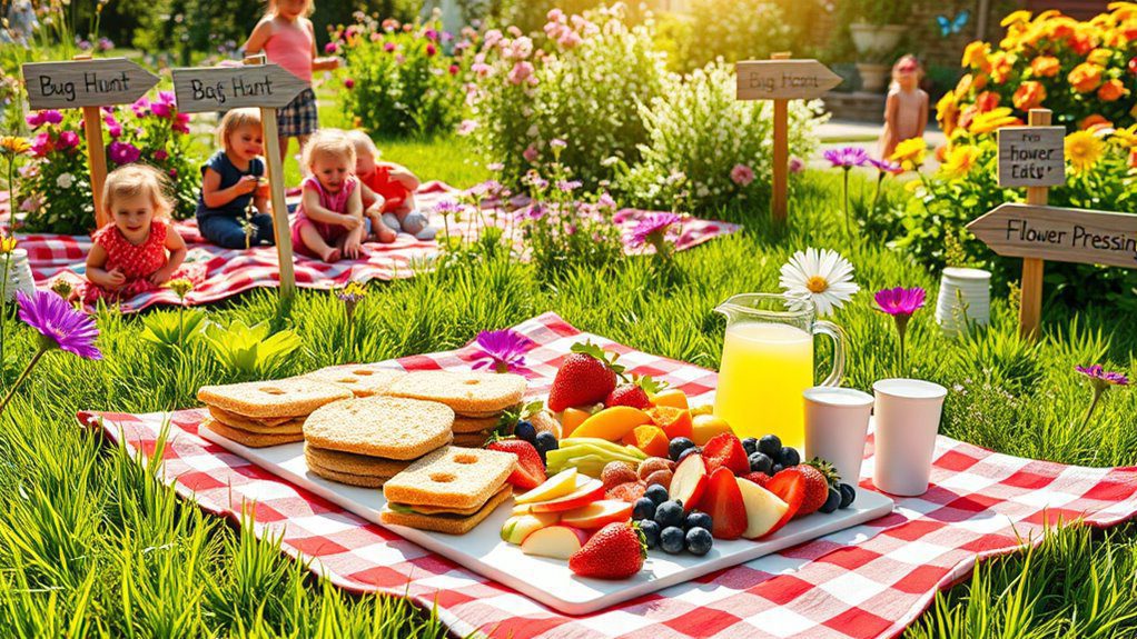 garden picnic party fun