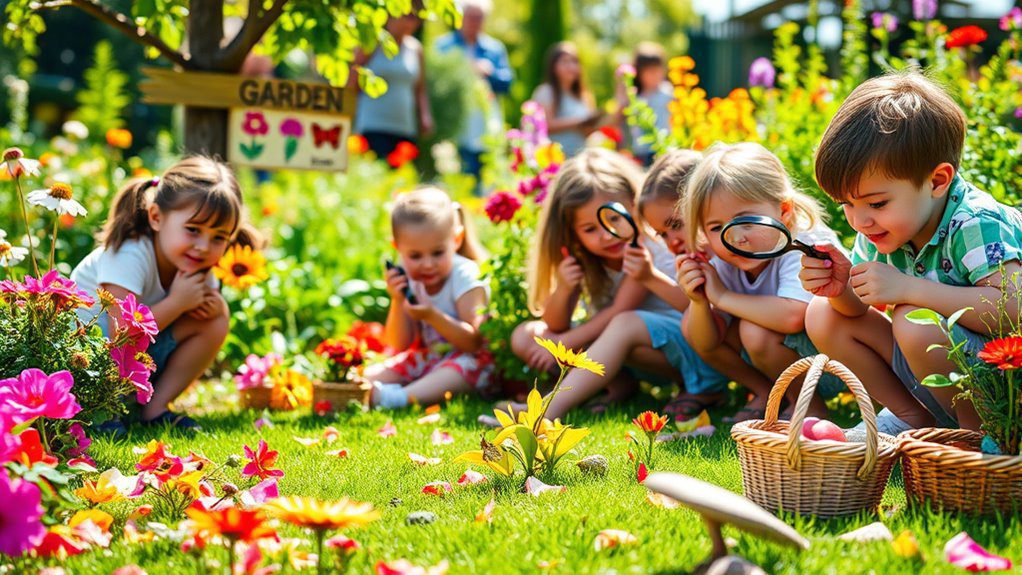 garden scavenger hunt adventure