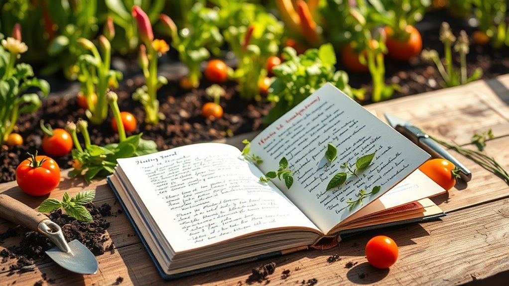 gardening journal for progress