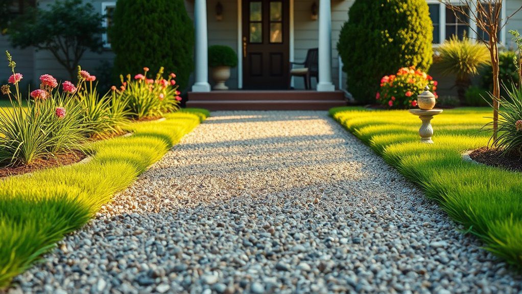 gravel walkway diy project