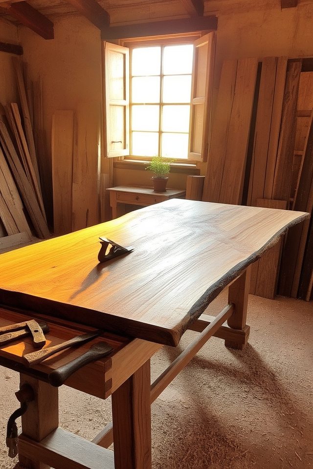 handmade furniture from reclaimed wood