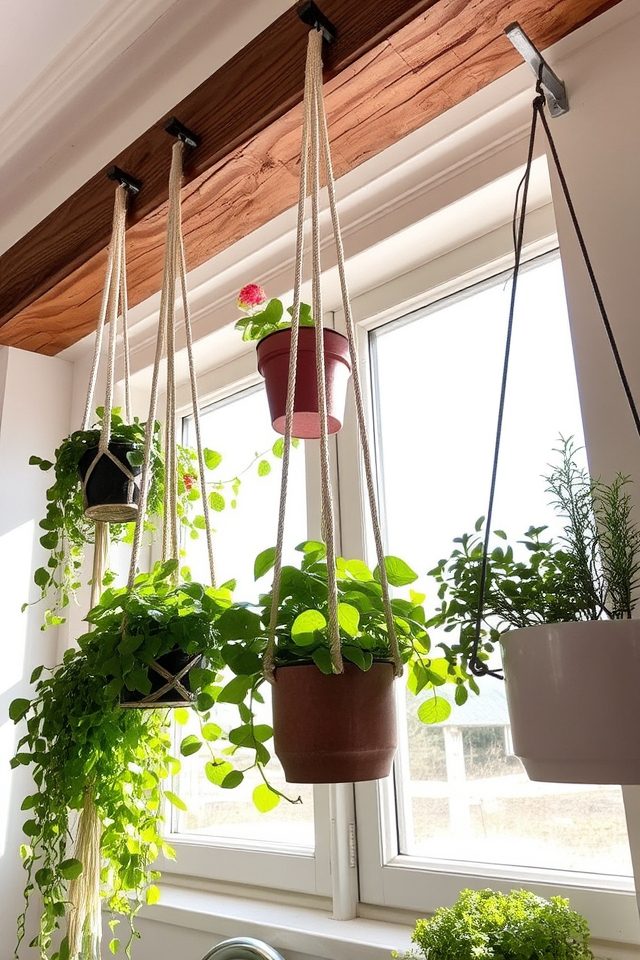 hanging planters for beauty