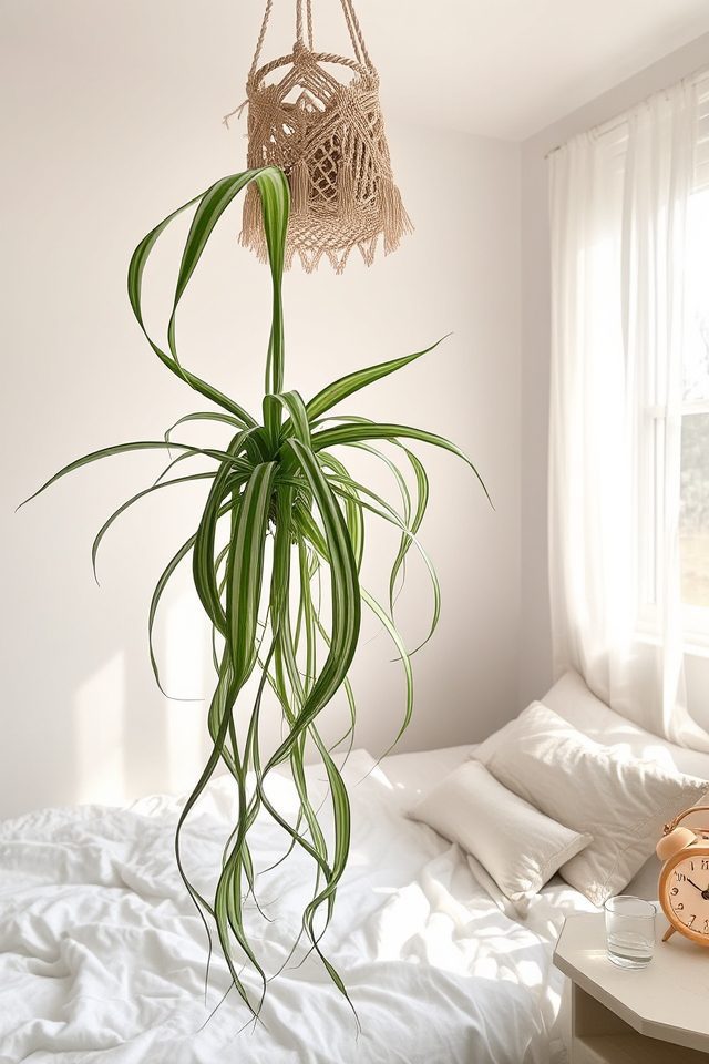 hardy air purifying bedroom plant
